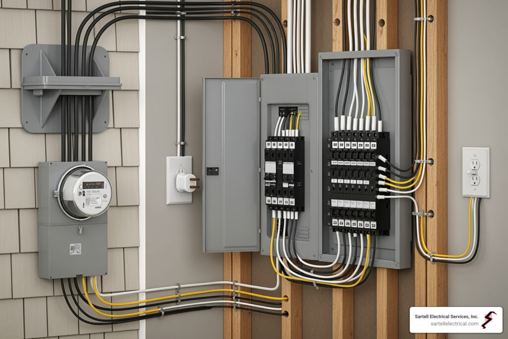 electrical panel upgrade project completed by licensed new jersey electricians